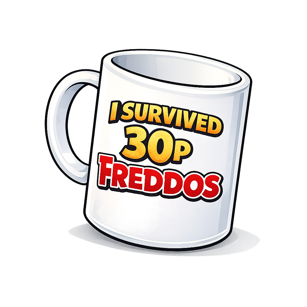 FreddoIndex mug — coming soon